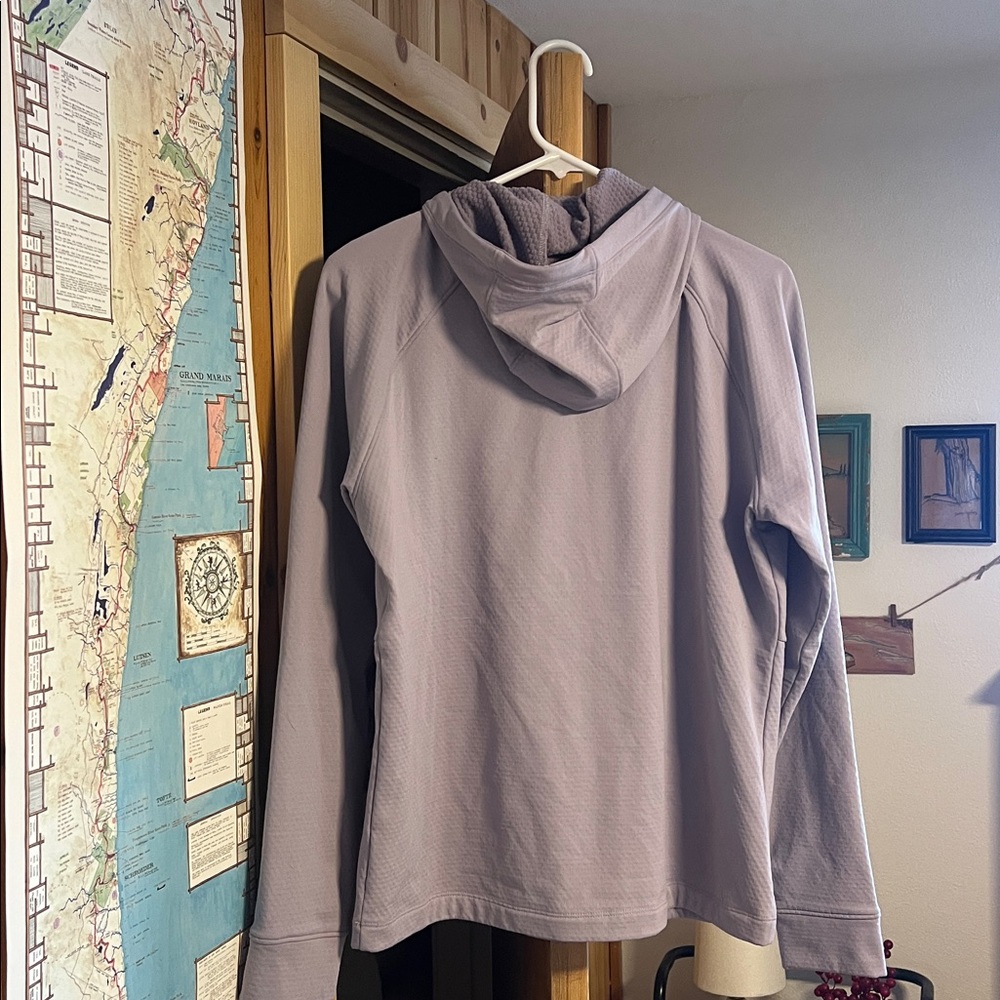 Duluth Trading Co Alaskan Hardgear Lavender Hoodie - Picture 2 of 4